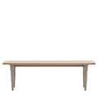 Newlyn Dining Bench Prairie 1500x380x450mm - WowCornwall