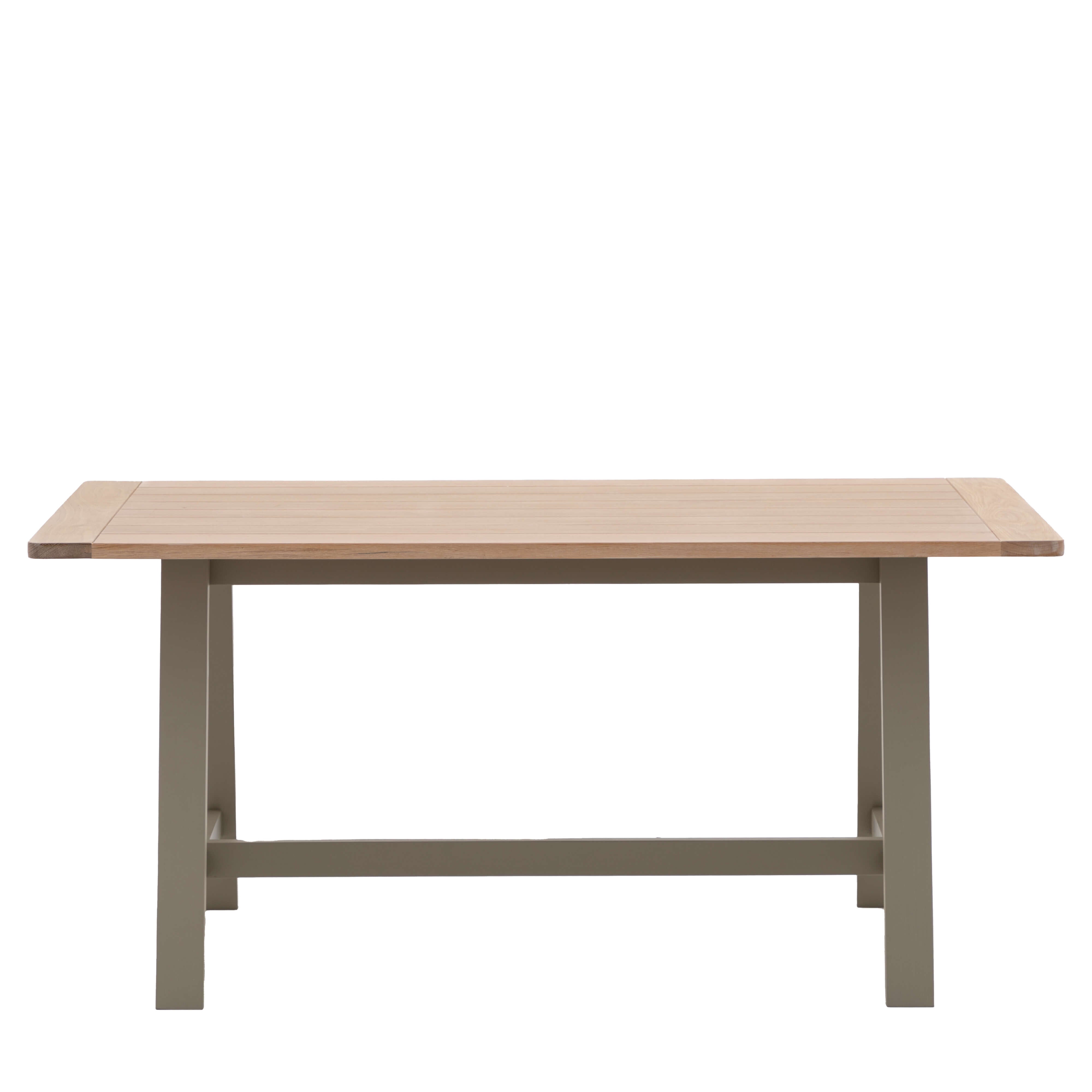 Newlyn Trestle Table Prairie 1600x800x750mm - WowCornwall