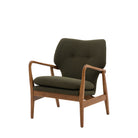 Jensen Armchair Green 730x740x850mm - WowCornwall