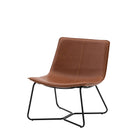 Hawking Lounge Chair Brown 655x675x780mm - WowCornwall