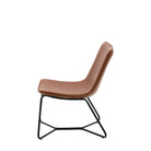 Hawking Lounge Chair Brown 655x675x780mm - WowCornwall