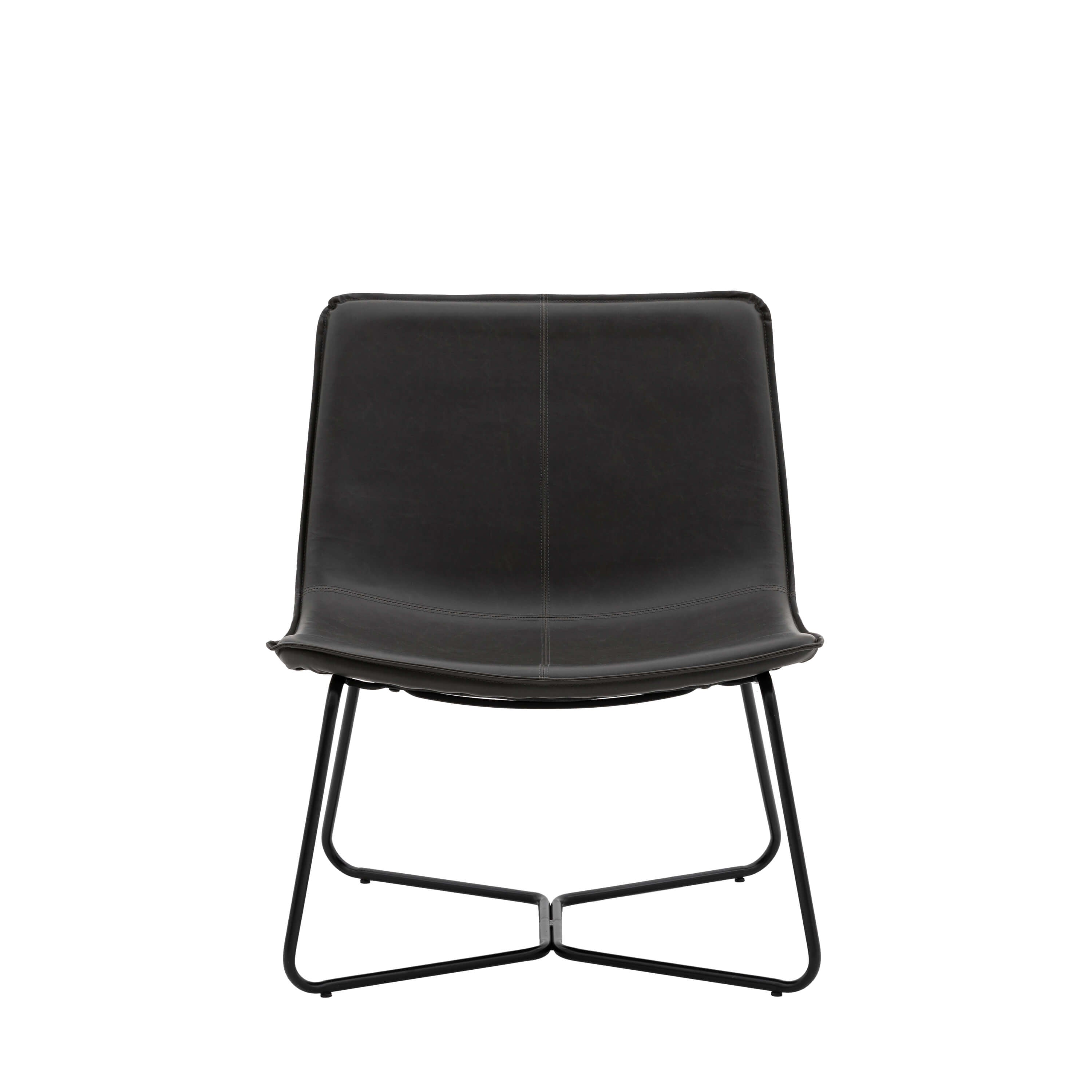 Hawking Lounge Chair Charcoal 655x675x780mm - WowCornwall