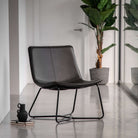 Hawking Lounge Chair Charcoal 655x675x780mm - WowCornwall