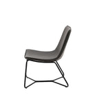 Hawking Lounge Chair Charcoal 655x675x780mm - WowCornwall