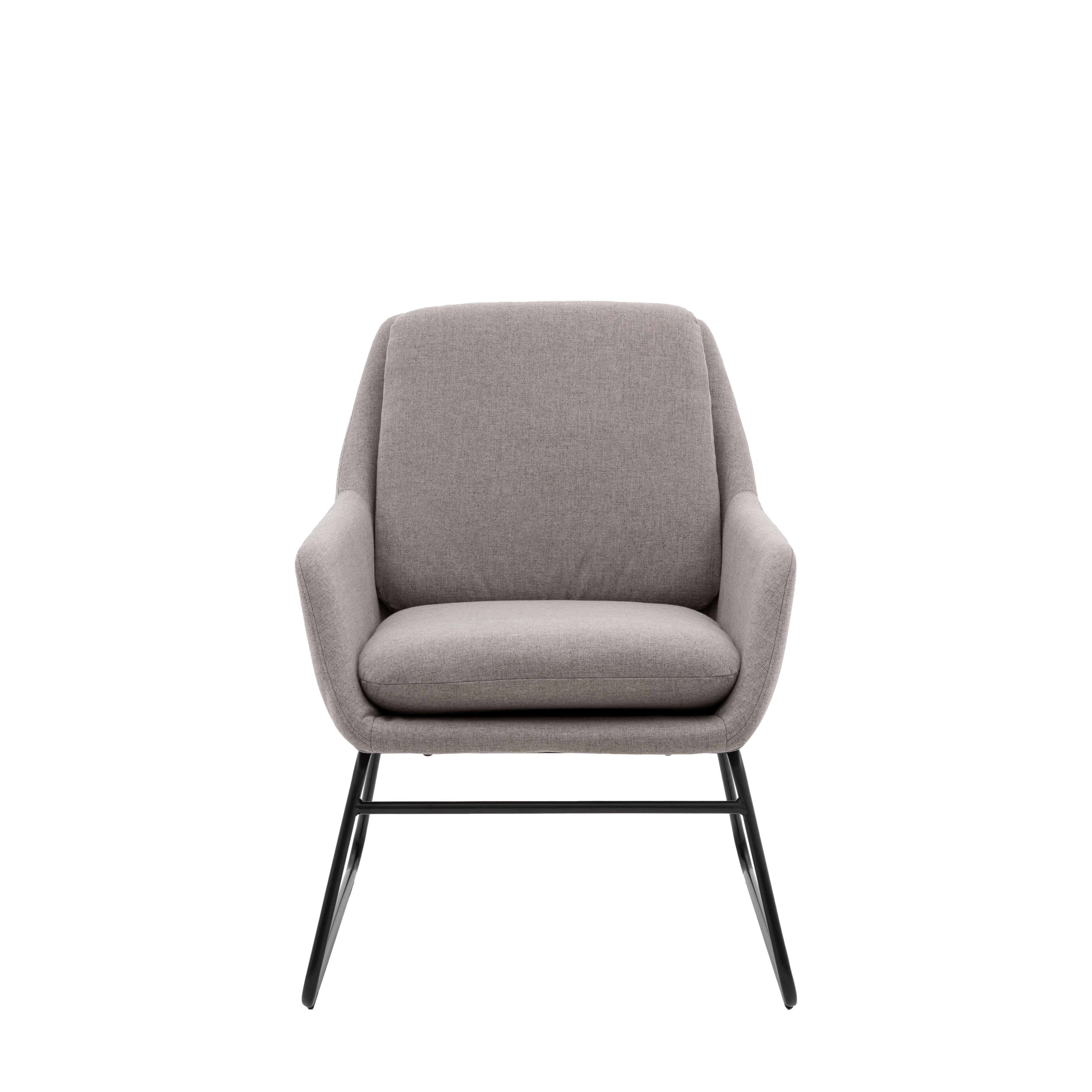 Funton Chair Light Grey 635x885x835mm - WowCornwall