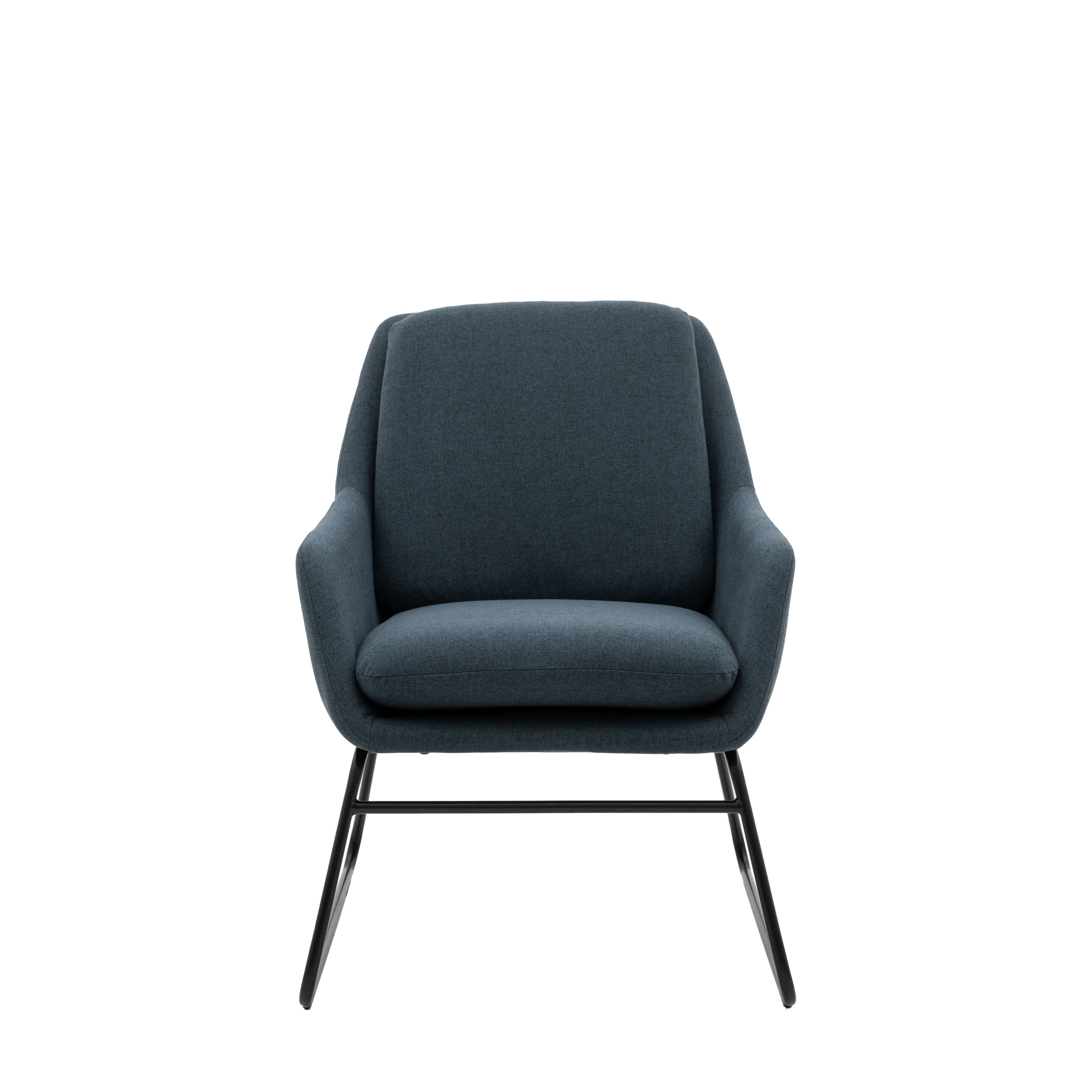 Funton Chair Midnight 635x885x835mm - WowCornwall