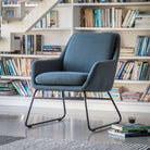 Funton Chair Midnight 635x885x835mm - WowCornwall