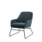 Funton Chair Midnight 635x885x835mm - WowCornwall