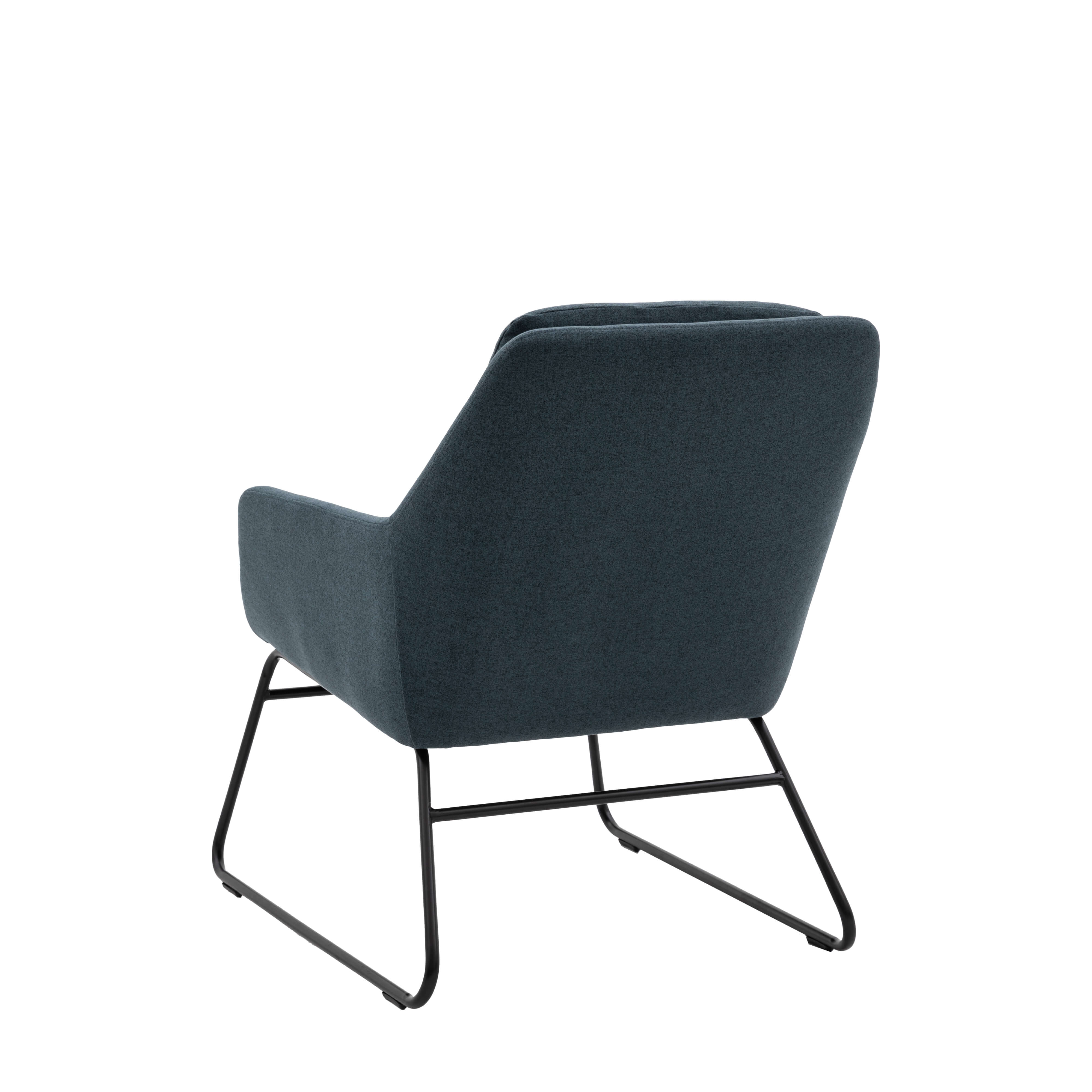 Funton Chair Midnight 635x885x835mm - WowCornwall