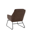 Funton Chair Brown 635x885x835mm - WowCornwall