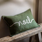 Noel Script Cushion - WowCornwall