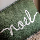 Noel Script Cushion - WowCornwall