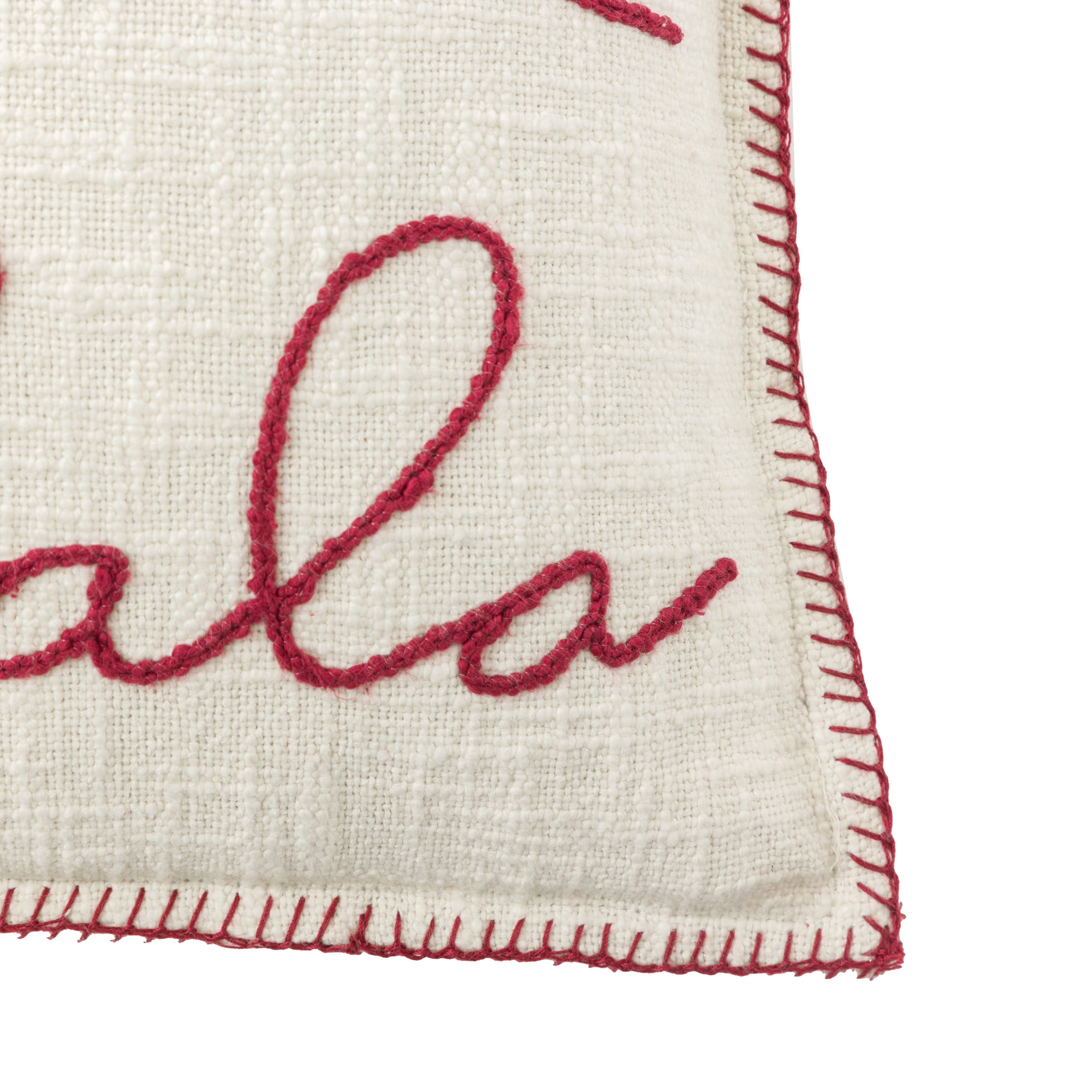 Falala Stitched Cushion - WowCornwall