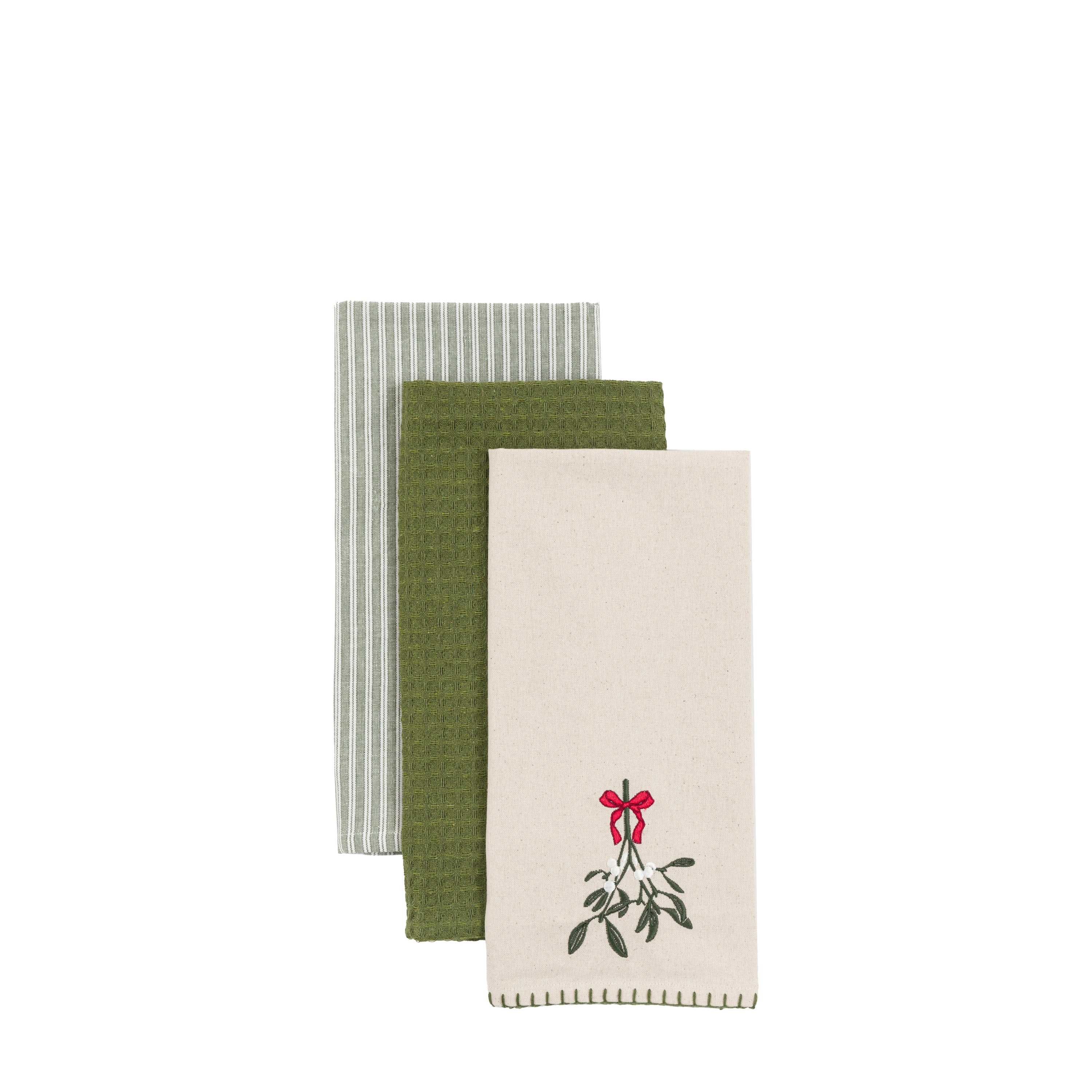 Woodland Christmas Tea Towels - Pack of Three - WowCornwall