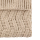 Herringbone Woven Throw Natural - WowCornwall