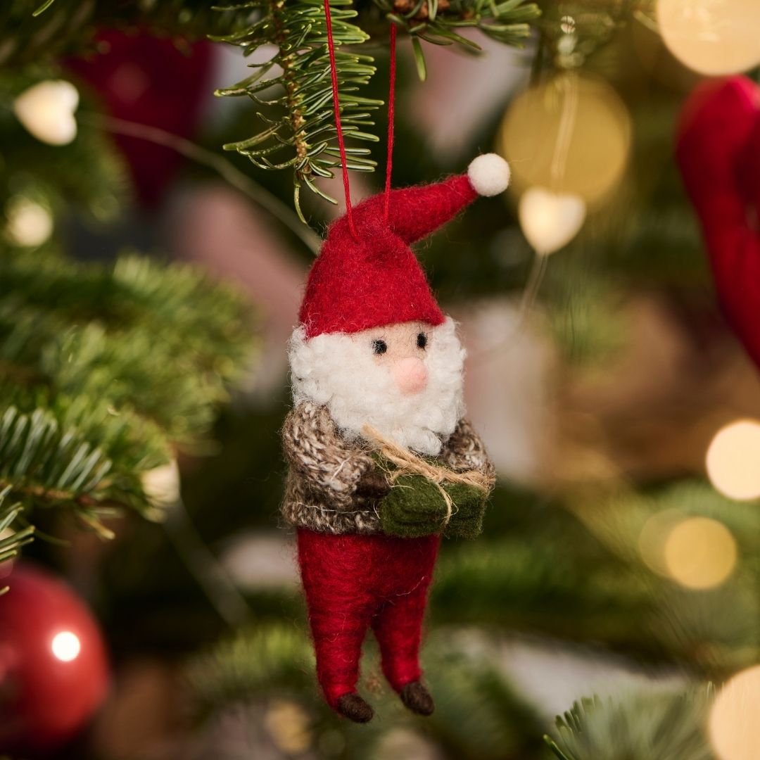 Hanging Santa's Helpers Set of 4 - WowCornwall