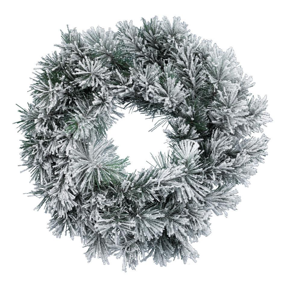 Vancouver Snowy Christmas Wreath - WowCornwall