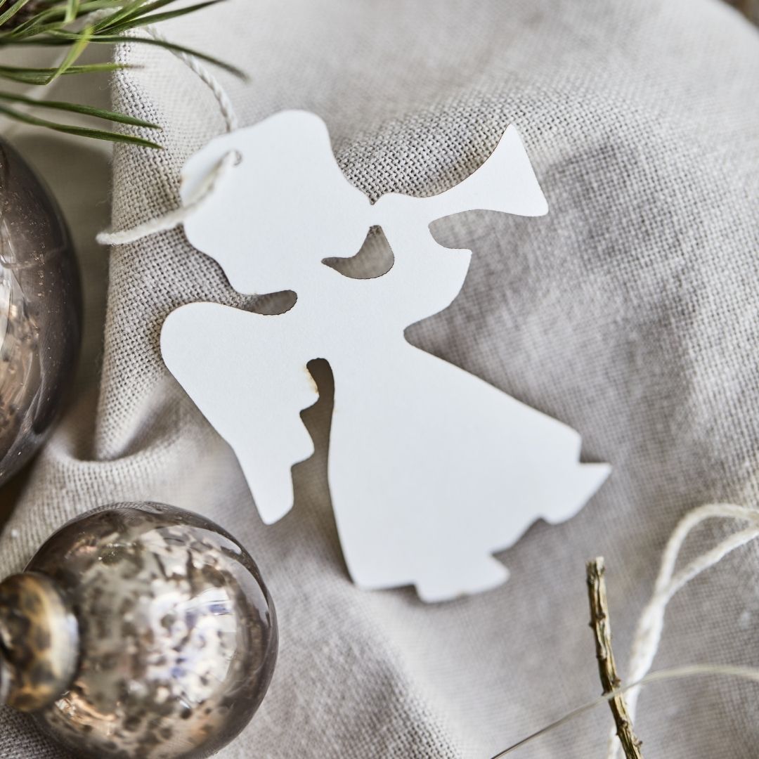 4 Assorted Paper Cut Cherubs - WowCornwall