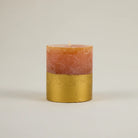 Orange & Cinnamon, Gold Half-Dipped Pillar - WowCornwall