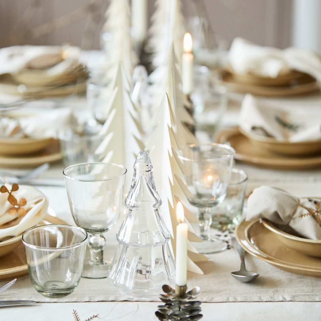 Paper Cut Standing Christmas Tree Decorations - WowCornwall