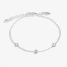 Style Stories Cubic Zirconia Bracelet in Silver Plating - WowCornwall