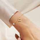 Style Stories Pavé Clover Bracelet in Gold Plating - WowCornwall