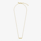 Style Stories Bar Necklace in Gold Plating - WowCornwall