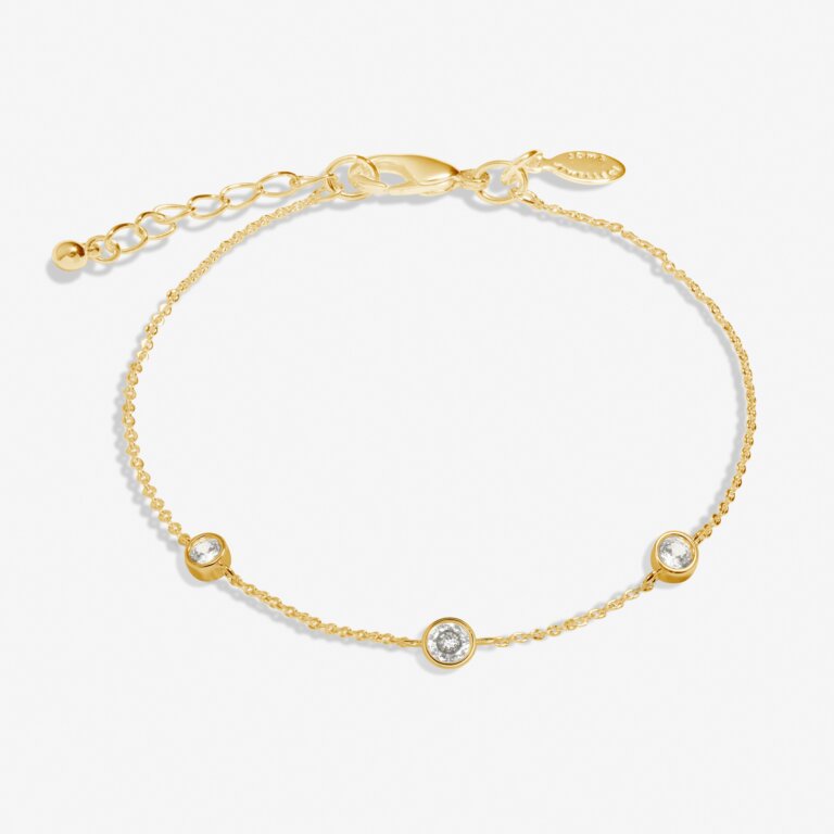 Style Stories Cubic Zirconia Bracelet in Gold Plating - WowCornwall