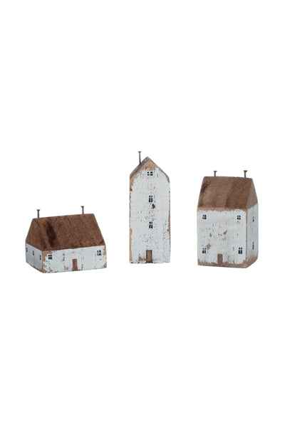 Mixed Chic B Cottages Set of 3 by Shoeless Joe