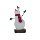 The Happy Snowman on Base Christmas Decoration - WowCornwall