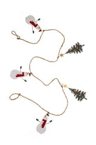 Happy snowman garland - WowCornwall