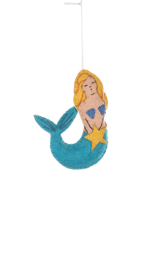 Felt Mermaid Christmas Decoration