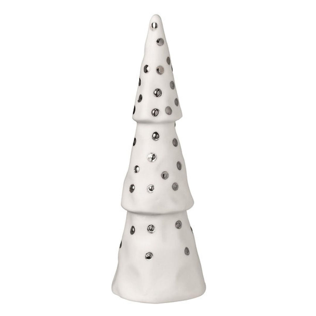 Winter Forest Set of 4 Silver Christmas Trees by Rader - WowCornwall