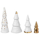 Winter Forest Set of 4 Gold Christmas Trees by Rader - WowCornwall