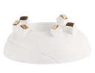 Porcelain Light Village Tealight Holder Gold by Rader - WowCornwall