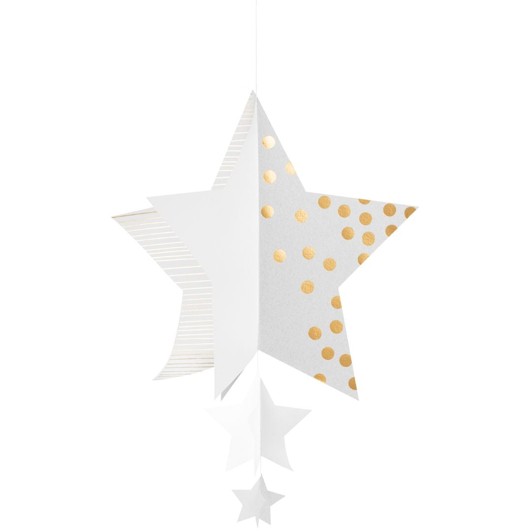Star Ornament 3D by Rader - 33cm - WowCornwall