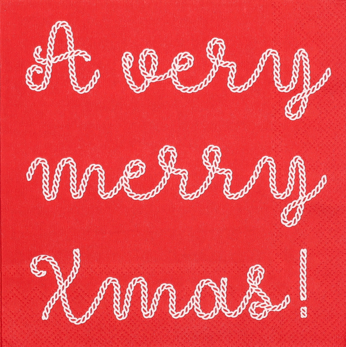 Rader "A very merry Xmas" Cocktail Napkin - WowCornwall