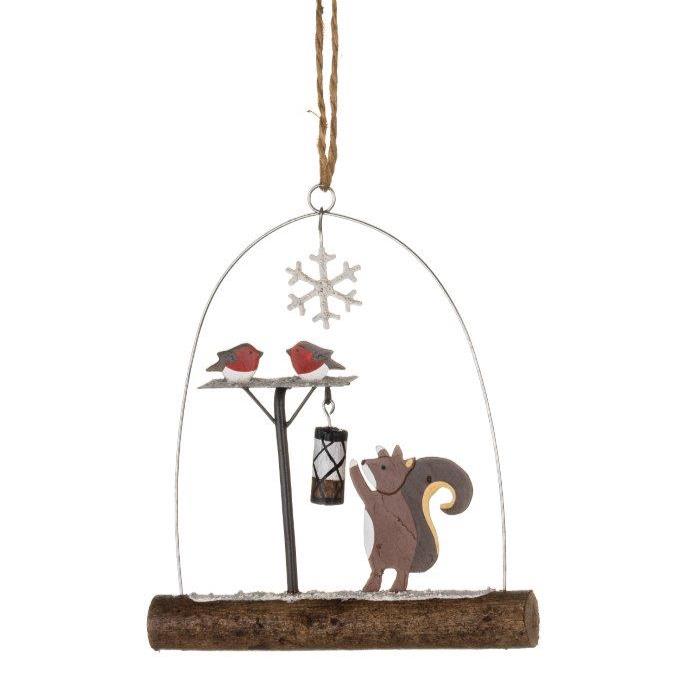 Bird Food Thief Hanger Christmas Decoration by Shoeless Joe - WowCornwall