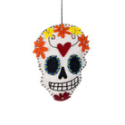 Hanging Daisy Candy Skull Halloween Decoration - WowCornwall