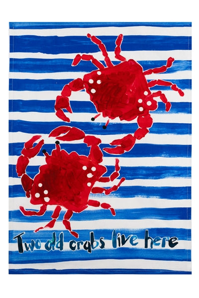 Two Old Crabs Tea Towel - WowCornwall