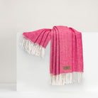 Peony Italian Herringbone Throw - WowCornwall