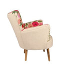 Arbour Embroidered Armchair Linen - WowCornwall