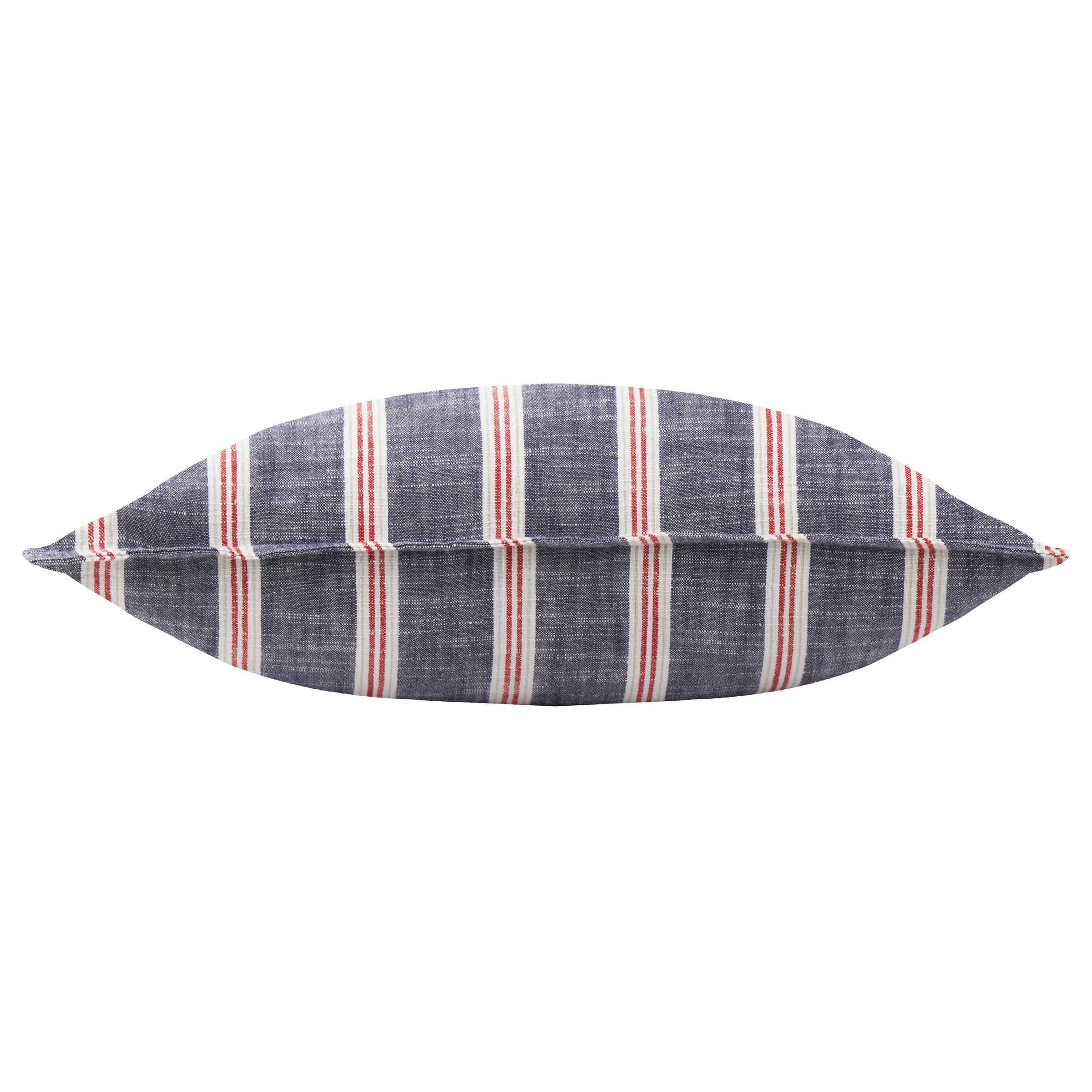 Stripe Cotton Cushion – Regatta Red