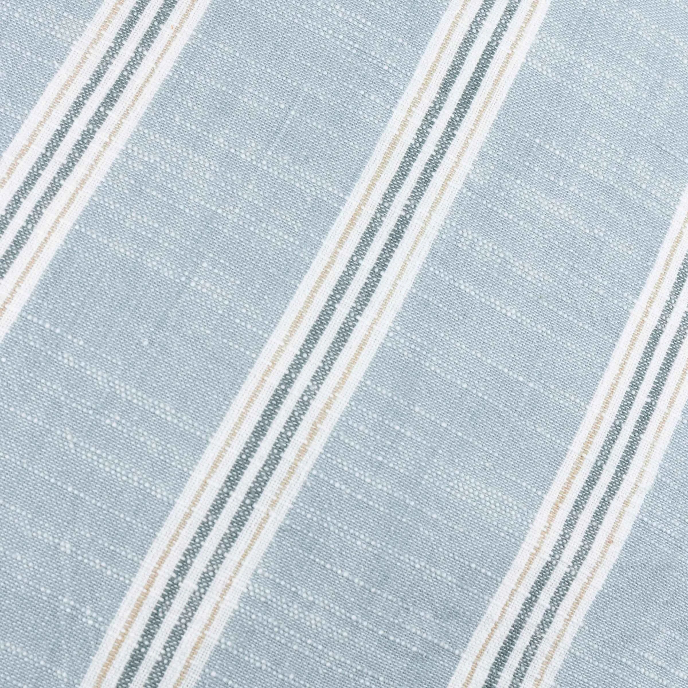 Stripe Cotton Cushion – Sail Blue