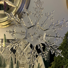 Acrylic hanging snowflake Christmas Decoration - WowCornwall