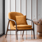 Alegra Armchair Ochre 680x840x830mm - WowCornwall