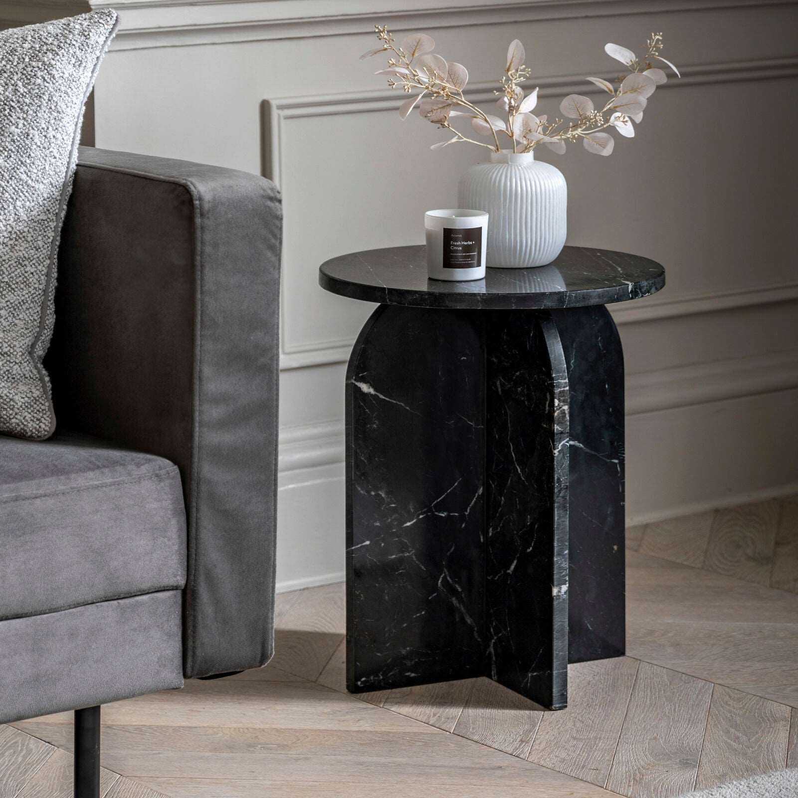 Amalfi Side Table Black