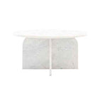 Amalfi Coffee Table, White 800x800x400mm