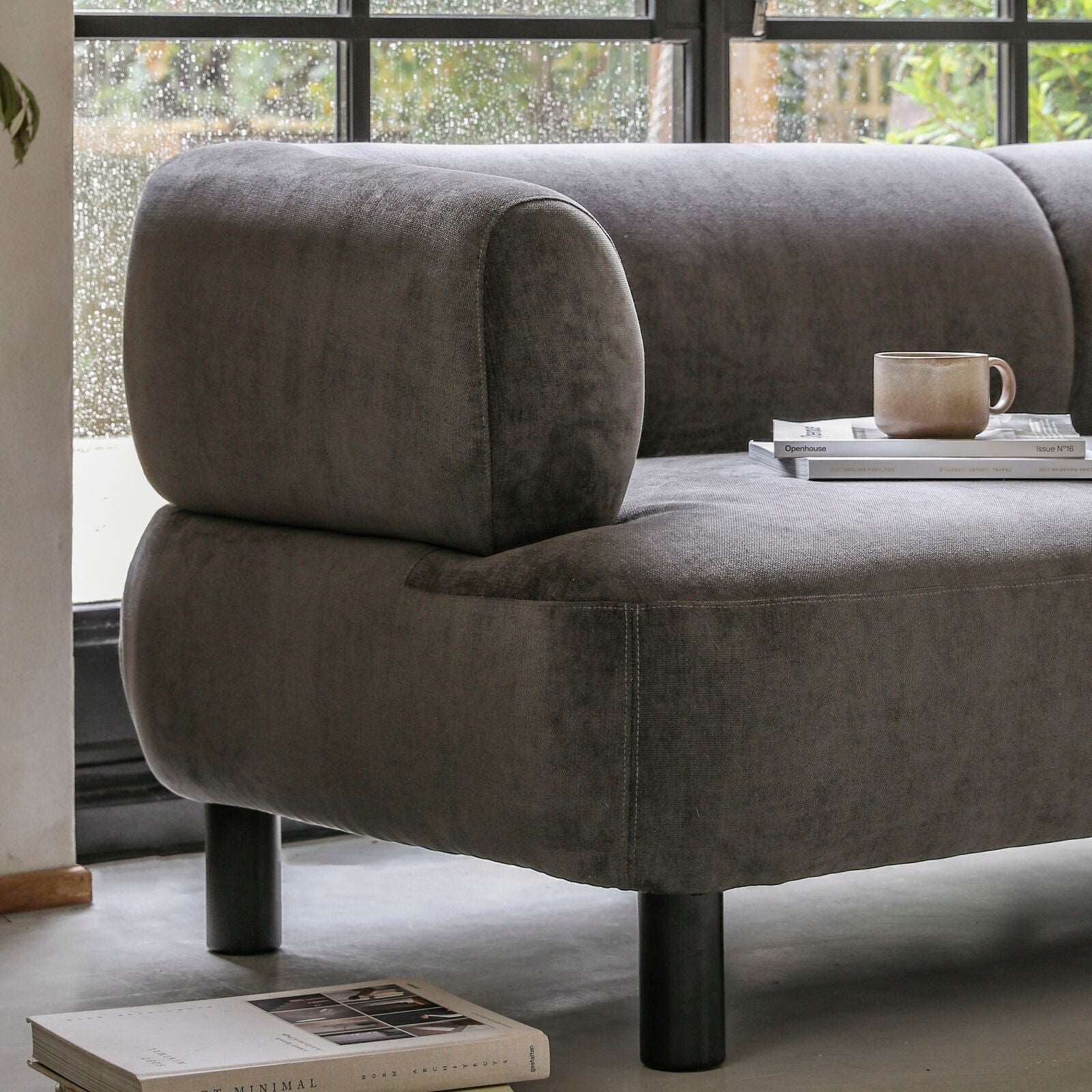 Ardo 3 Seater Sofa Anthracite