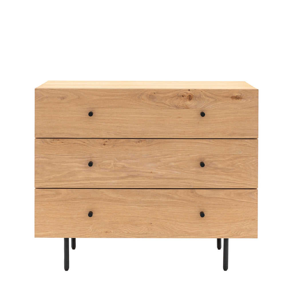 Ashdown 3 Drawer Chest Natural 